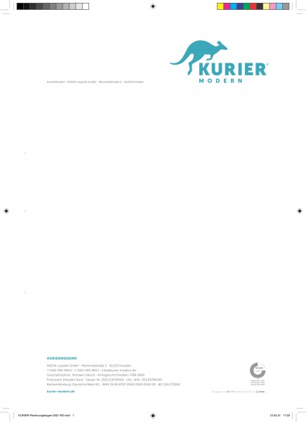 Rechnungspapier KurierModern